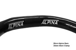 Alpina Carbon Sprint Track Handlebars 24 Alpina Carbon Sprint Track Handlebars -Dolan Bike Store Alpina 28cm Bars 2