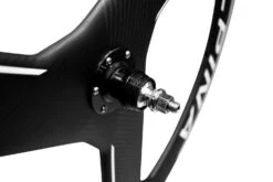 Alpina 3 Spoke Full Carbon Tubular Track Wheelset (White) -Dolan Bike Store Alpina 3 Spoke Carbon Track Wheelset 10 1