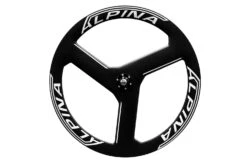 Alpina 3 Spoke Full Carbon Tubular Track Wheelset (White) -Dolan Bike Store Alpina 3 Spoke Carbon Track Wheelset 4 1