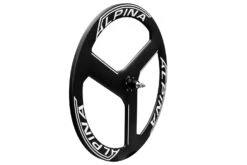 Alpina 3 Spoke Full Carbon Tubular Track Rear Wheel (White) -Dolan Bike Store Alpina 3 Spoke Carbon Track Wheelset 8 2