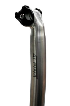 Alpina 31.6mm Titanium Seatpost (350mm Setback) -Dolan Bike Store Alpina 31 6 titanium 3