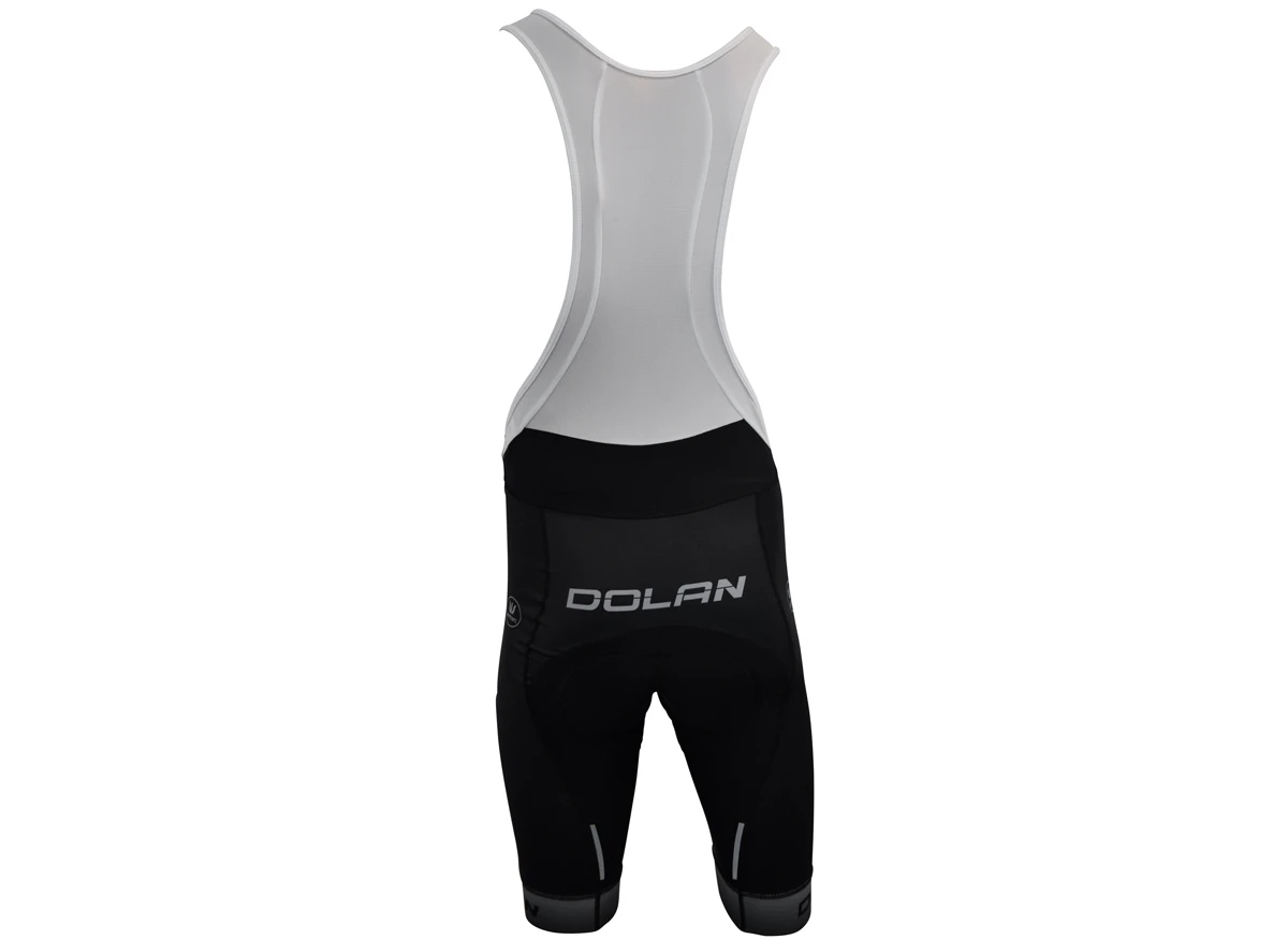 Dolan BIB Shorts Grey/Black - (Size 2) 2 Dolan BIB Shorts Grey/Black - (Size 2) - Image 2