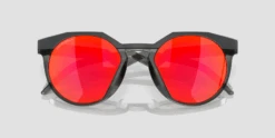 Oakley HSTN / Matte Carbon / Prizm Ruby Sunglasses -Dolan Bike Store HSTN 1858 Ruby 5