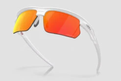 Oakley BiSphaera / Polished White / Prizm Ruby Sunglasses -Dolan Bike Store Oakley Bisphaera pol wht prz ruby 4