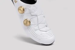 Nimbl Exceed Ultimate Glide Shoes (White/Gold) -Dolan Bike Store nimbl exceed ultimate white gold 5