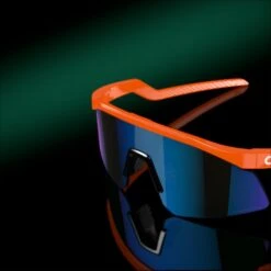 Oakley Hydra / Neon Orange / Prizm Sapphire Sunglasses -Dolan Bike Store oakly Hydra 5